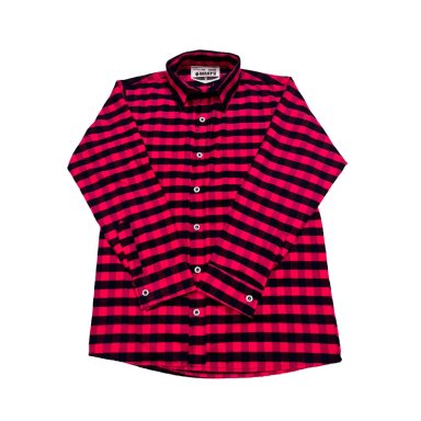 CAMISA NIÑO ALGODON LEÑADOR ROJO