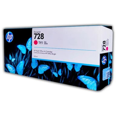TINTA HP 728 F9K16A MAGENTA 300ML DESIGNJET T730, T830