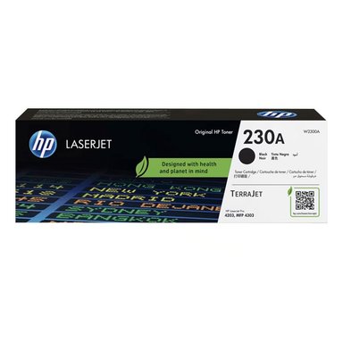 TONER HP 230A W2300A NEGRO L.J.4303FDW 2000 PAGINAS