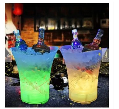 HIELERA MUSICAL CON LUZ LED RGB Y BLUETOOTH