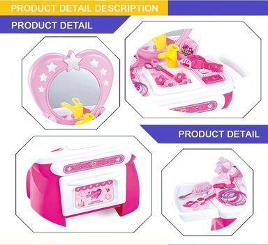 SET DE BELLEZA TOCADOR DE NIÑAS CON ACCESORIOS - 4