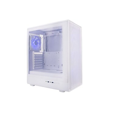 CASE SIN FUENTE GAMER TEROS TE-1329G ITX M-ATX ATX 3.5 Y 2.5 BLANCO - 1