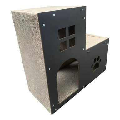 RASCADOR CASA GATOS POLARITA 2 PISOS RSC045