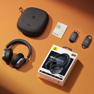 AUDIFONOS INALAMBRICOS BASEUS XH1 HEADPHONES, SONIDO POR BOSE, CANCELACION PREMIUN RUIDO -48DB, HI-R - 8