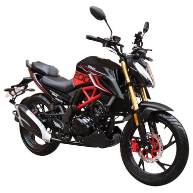 MOTO SONLINK SL200-F9, 200CC, 13.6HP BARRAS MONOSHOCK NEGRO - 2