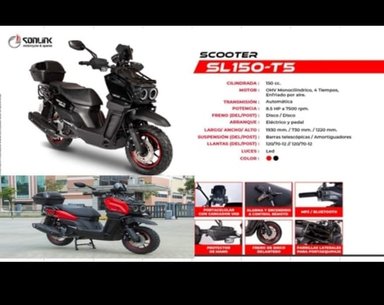 MOTO SONLINK SL150-T5, 150CC AUTOMÁTICO 8.5HP LUCES LED - 3
