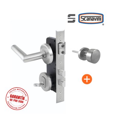 CERRADURA DE EMBUTIR PRINCIPAL 960RR ACE INOX MANILLA DERECHA