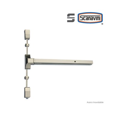 BARRA ANTIPÁNICO DT-F1500VA-S ACERO INOX RESISTENTE AL FUEGO