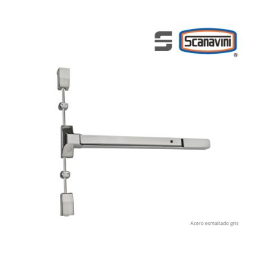 BARRA ANTIPÁNICO DT-F1500RA-P ACERO ESMALTADO GRIS