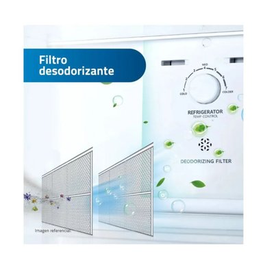 REFRIGERADORA INDURAMA 246L TOP MOUNT RI-389DNI NEGRO - 5
