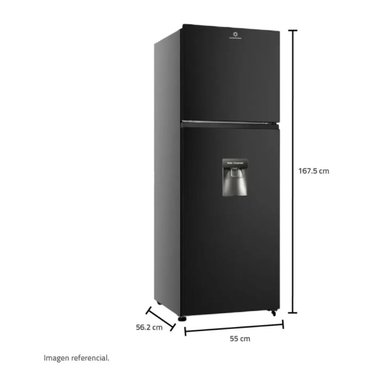 REFRIGERADORA INDURAMA 246L TOP MOUNT RI-389DNI NEGRO - 6
