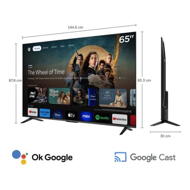 TELEVISOR 65'' TCL GOOGLE TV UHD 4K 65V6C + ANT - 2