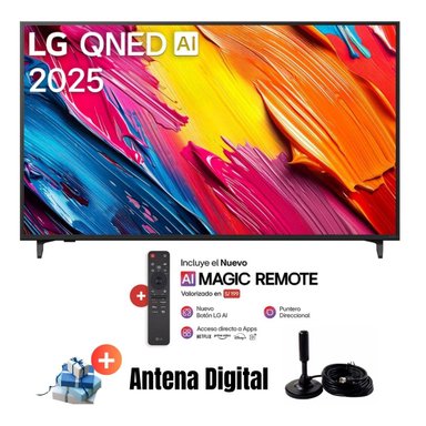 TELEVISOR 55'' UHD 4K QNED WEBOS 55QNED70ASA 2025 + ANTENA DIGITAL