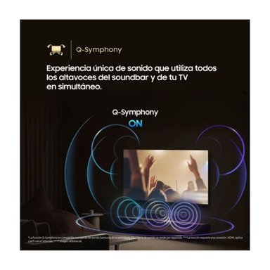 TELEVISOR 55'' SAMSUNG QLED UHD 4K VISION AI QN55Q7FAAGXPE 2025 + ANT + RACK FIJO - 7