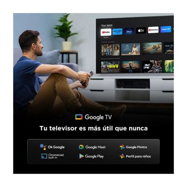TELEVISOR TCL 65'' QD-MINILED UHD 4K 65C6KS GOOGLE TV 2025 + ANT - 8