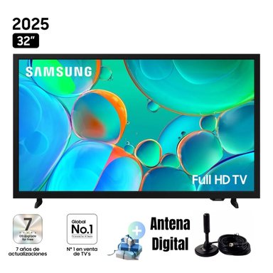 TELEVISOR SAMSUNG 32'' LED HD SMART TV UN32H5000FG TIZEN 2025 + ANTENA DIGITAL