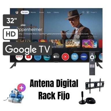 TELEVISOR 32'' BLACKLINE HD SMART TV BL32-T3000HD + ANTENA + RACK FIJO - 1