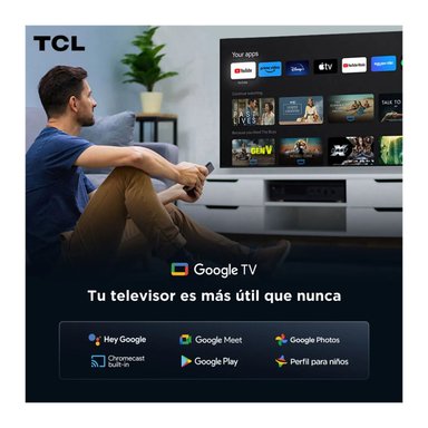 TELEVISOR 65'' TCL QLED 4K UHD GOOGLE TV 65T6C 2025 + SOUNDBAR + ANT - 5