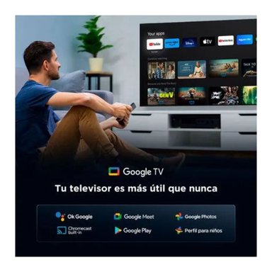TELEVISOR TCL 75'' QLED UHD 4K GOOGLETV 75T6C 2025 - 3