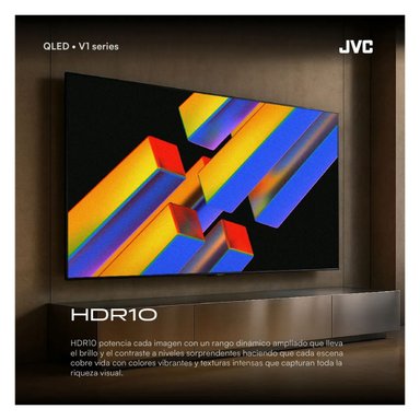 TELEVISOR SMART TV JVC 40'' QLED FHD GOOGLE TV LT-40KB758 2025 + ANT + RACK FIJO - 3