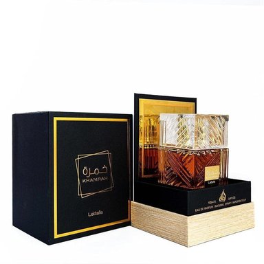 LATTAFA KHAMRAH EAU DE PARFUM - NOTAS DE VAINILLA Y ESPECIAS CÁLIDAS | 100 ML - 1