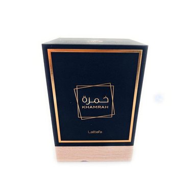 LATTAFA KHAMRAH EAU DE PARFUM - NOTAS DE VAINILLA Y ESPECIAS CÁLIDAS | 100 ML - 4