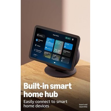 PARLANTE INTELIGENTE AMAZON ECHO SHOW 8 PANTALLA HD 8.7 IN 22 CM CON AUDIO ESPACIAL Y ALEXA+ | BLANCO GLACIAR - 5