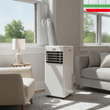 AIRE ACONDICIONADO PORTATIL  ALFANO 10000 BTU 3 en 1 Frío Ventila Deshumedecedor PAC-10 - 6