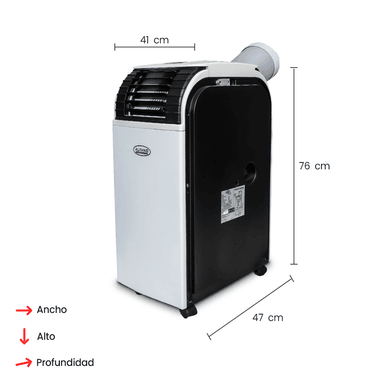 AIRE ACONDICIONADO PORTÁTIL ALFANO PC-40 – 14,000 BTU - 5