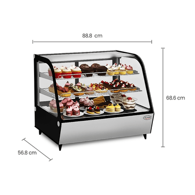 VITRINA EXHIBIDORA DE MESA 180 LITROS CTD-180 - 4