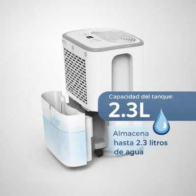 DESHUMEDECEDOR PORTÁTIL  ALFANO  HASTA 30 M² 25LTS POR DÍA DESHUMIDIFICADOR Q-25SOFT - 6
