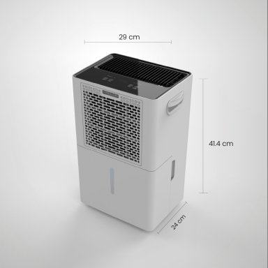 DESHUMEDECEDOR PORTATIL ALFANOHASTA 20 M² 17 LITROS X DÍA 190W DESHUMIDIFICADOR Q17 SOFT - 6