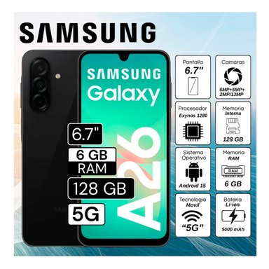 CELULAR GALAXY A26 5G 6RAM 128GB - 1