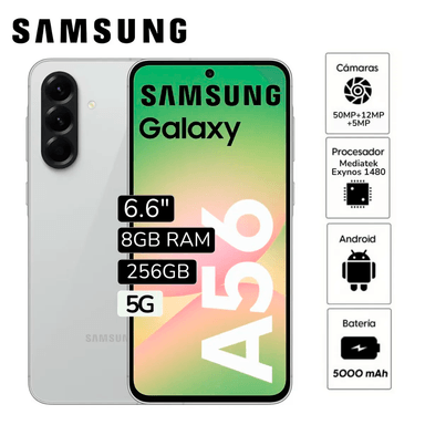 CELULAR GALAXY A56 5G 8RAM 256GB BLANCO - 1