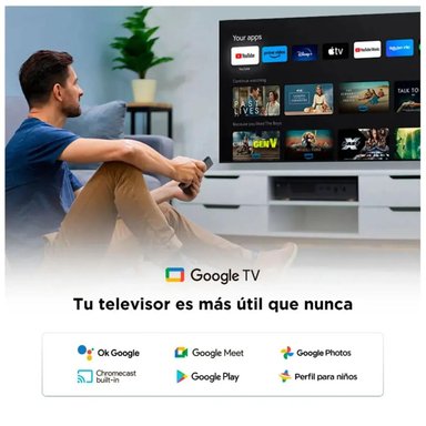 TELEVISOR TCL LED 65' UHD 4K SMART GOOGLE TV 65V6C - 3