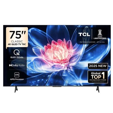 TELEVISOR TCL QLED 75' SMART UHD 4K GOOGLE TV 75T6C - 1