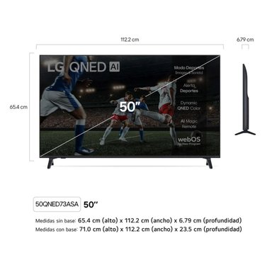 TELEVISOR LG 55' QNED 4K THINQ AI 55QNED73ASA SMART TV (2026) - 5