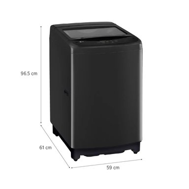 LAVADORA LG CARGA SUPERIOR 13KG WT13OBVTB NEGRO - 4