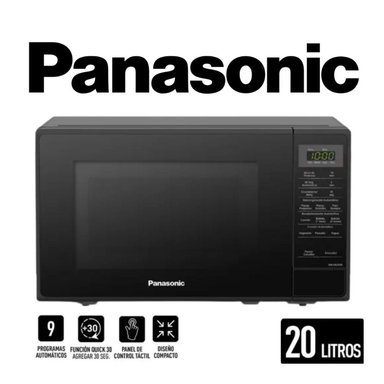 MICROONDAS PANASONIC 20LT NEGRO MOD NN-SB25JB