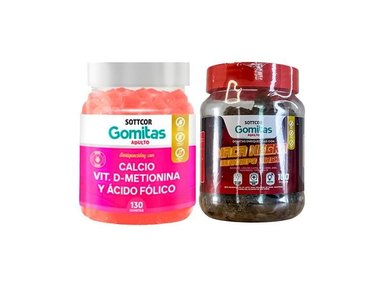 GOMITAS ADULTO CALCIO + GOMITAS MACA NEGRA