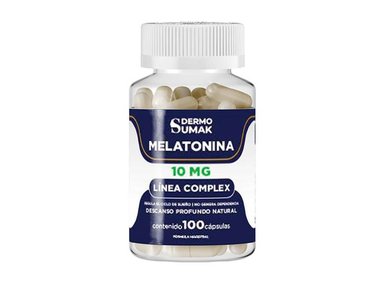 MELATONINA PLUS 10MG 100 CAPSULAS DERMO SUMAK