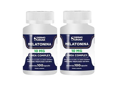 MELATONINA COMPLEX 10MG 100 CAPSULAS DERMO SUMAK 2 UND