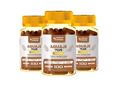 AGUAJE PLUS 100 CAPSULAS DERMO SUMAK 3 UND
