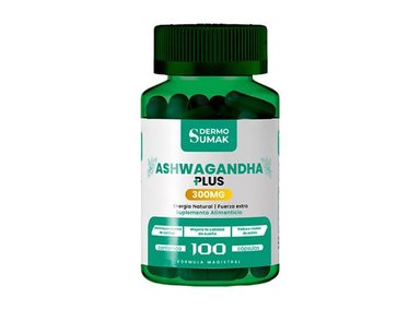 ASHWAGANDHA PLUS 100 CAPSULAS DERMO SUMAK