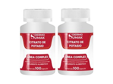 CITRATO DE POTASIO SALUD MUSCULAR 100 CAPSULAS DERMO SUMAK 2 UND