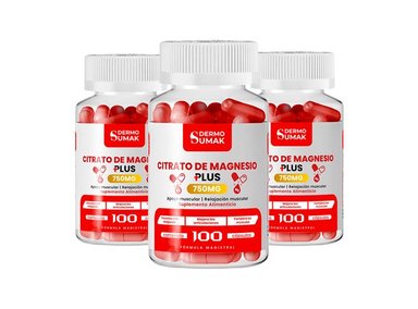 CITRATO DE MAGNESIO 100 CAPSULAS DERMO SUMAK 3 UND