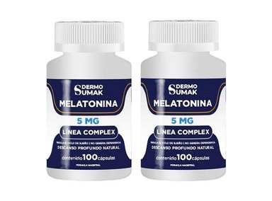 MELATONINA COMPLEX 5MG 100 CAPSULAS DERMO SUMAK 2 UND