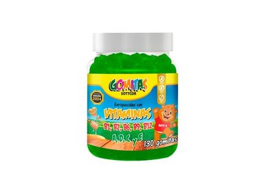GOMITAS PARA NIÑOS VITAMINAS 130 GOMITAS SOTTCOR