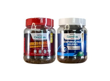GOMITAS ADULTO MACA NEGRA + ESPIRULINA SELENIO