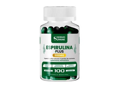 ESPIRULINA PLUS 500MG DERMO SUMAK